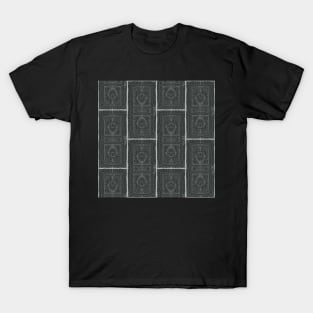 Fancy Doors Block Pattern T-Shirt